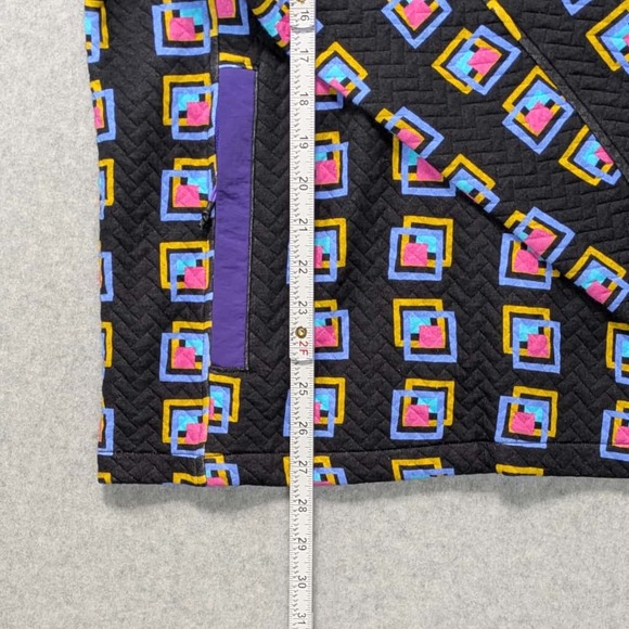 NWT Chubbies Out of the Box Quilted Quarter Zip Pullover Mens M Multicolor - Picture 6 of 11